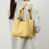 Borse a tracolla Borsa da donna in pelle moda Borsa a spalla singola Secchiello estivo Versatile portatile Cestino per verdure Borse firmate Tote 240311