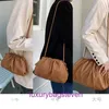 Bottgss Ventss Designer Pouch Shoulder bags online shop New Cloud Bag Simple Soft Leather One Solid Color Crossbody Korean Version With Real Logo