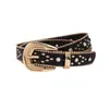 Ceinture pour femmes de style punk, sensation haut de gamme, ceinture à rivets, ceinture Wenzhou polyvalente 240315