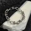 Marque originale TFF haute version en forme de U lisse fer à cheval boucle bracelet léger luxe personnalisé qualité hommes femmes Couple artisanat avec logo