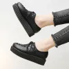 Botlar Seeper Spor Keyla Kadın Sonbahar Yeni Platform Ayakkabı Bayanlar Kalın Sole Dantelya Elbise Oxford Zapatos de Mujer