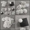 Other Fashion Accessories Diy Part Self-Adhesion Camellia Flower Stick On Bag Or Card For C Boutique Packing Drop Delivery 2021 Ot8Vr