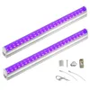 Uv Lights Uva T5 Integrated Tube Blacklight Lamps 1Ft 2Ft 3Ft 4Ft 5Ft Lighting Tra Violet Led Flood Light For Dance Party Fishing Curi Dhl6T