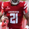 Maillots de football du Collège Louisiane Ragin' Cajuns Ferrod Gardner Dontae Fleming Asjlin Washington Lorenzo McCaskill Jamal Bell personnalisé