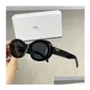 Okulary przeciwsłoneczne rowerowe dla kobiety projektantki męskie spolaryzowana moda luksusowy stop fl rama pc soczewki gogle szklanki luneta idealna deliv Otjdz
