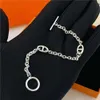 Klassische Schweine Nasenarmband Armband Damen Titanium Stahl Sier Brief Männer Designer Geburtstag Hochzeitsfeier Schmuck nicht verblassen Perfektes Geschenk Hochqualität