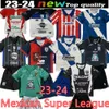 23/24 México Super League Pachuca Jersey de futebol 2023 Casa PoCho White E.Sanchez K.Alvarez Cabral camisa da liga mexico fora do uniforme de futebol