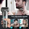 Kensen S20 Electric Shaver for Men 3D flytande utbytbar blad IPX6 Vattentät USB -uppladdningsbar rakskägg Machine Men Razor 240313