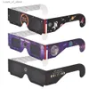 Lunettes de soleil 12 pièces de pare-soleil de sécurité certifié ISO résistant aux UV lunettes de soleil à vision directe lunettes de protection contre l'éclipse solaire H240316