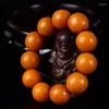 Strang Original 20mm Primärfarbe verwitterte Bodhi-Wurzelperlen für Männer und Frauen poliertes rundes Armband Großhandel
