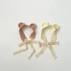 Accessoires pour cheveux, bandeau pour bébé, Design en paille fait à la main, joli ours, accessoire d'oreille, accessoires de photographie, cadeau de douche pour filles