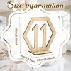 1set Tisch Anzahl Zeichen Für Hochzeit Party Decor Holz Memo Halter Geburtstag Veranstaltungen Desktop Liefert 240301