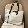 Torby w talii Foufurieux zimowe moda torba na ramię duża pojemność Kobiety Tote Tote Soft Big Ladies Torebka Fanny