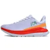 Running Shoes For Men Women Mach 4 One One Coral Black Blue Glass White Fiesta 2024 Man Woman Outdoor Trainer Sneakers Size 5.5 - 12