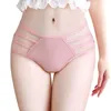 Women's Panties Underwear Sexy Hollow Thin Ribbon Bow Shorts Fashionable Low Waisted And Breathable