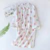 pajamas Japanese style home clothes sweat steaming clothes bathrobes bathrobes water washed cotton pajamas women's pure cotton gauze thin styles