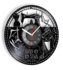 Wall Clocks Hand Sewn Clock Reloj De Pared Sewing Machine Modern Design Quilting Tools Watch Tailor Seamstress Record1331237