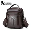 Laoshizi bolsa de ombro original lazer marido 100 couro design luxo mensageiro sacos crossbody para homem 240301