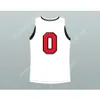 Nome personalizado qualquer equipe EMANUEL MUDIAY PRIME PREP 0 JERSEY DE BASQUETE COSTURADO Todo Ed Tamanho S M L XL XXL 3XL 4XL 5XL 6XL Qualidade Superior