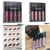 Lipgloss 4 stks / set Matte vloeibare lippenstift Lipgloss Non-stick Cup Rouge A Levre Lipgloss Maquillaje Set Drop Delivery Gezondheid Schoonheid Mak Dhrs6