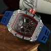 2024 Diamond-set Border 6-pin Multi-function Movement Men's Watch Top AAA Brand Luxury Watch Men's Automatic Watch