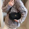 حقيبة Crossbody Mius الخريف الشتوية الأزياء Maillard حقيبة متطابقة للنساء من جلد الغزال العالي حقيبة مربعة صغيرة متعددة الاستخدامات حقيبة كروس