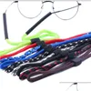 Okulary łańcuchy uchwytu na okulary okulary przeciwsłoneczne Pasek dla kierowców podróży sportowych kobiety mężczyźni modne akcesoria upuszczone dostawa dho3x