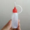 Bottiglie di stoccaggio 10 pezzi 10 ml di plastica comprimibile punta applicatore contagocce con tappi ad ago per colla olio liquido