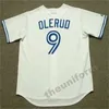 Mężczyzn 1979-2001 Tony Fernandez Danny Ainge Dave Winfield Damaso Garcia John Olerud Carlos Delgado Pat Borders Vernon Wells Toronto Baseball Jersey S-5xl