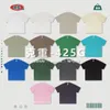 2024t-shirt Cotton Heavy Weight 425g Solid Color Off-shoulder Sleeve Loose Fashion Brand Couple Short Sleeve?
