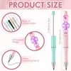 30pcs kalstic Beadable Pencil Pead Everlasting Pencil Eternal Pencil do pisania DIY Prezent Home Office School Supplies 240304