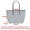 Einkaufstasche, Designer-Tasche, Damen-Tasche, Umhängetasche, Einkaufstasche, Strandtasche, modisch, berühmt, hochwertige Unterarmtasche, Umhängetasche, Damen-Tragetasche