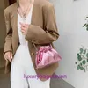 Bottgss Ventss Designer Pouch Borse a spalla negozio online borsa da donna a pieghe borsa a tracolla singola versione coreana piccola con logo reale