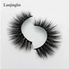 Lanjinglin 10 boxes lot mink mink eyelashes natural long false 100 مصنوعة يدويًا ناعمًا ثلاثي الأبعاد الماكياج الماكياج cils g811 240305