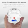 Smart Home Control Tuya WIFI CO Smoke Detector Carbon Kitchen Leak Fire Alarm Sensor With LCD Indicator For Indoor Security-Protection