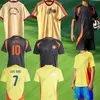 2024 Away Soccer Jerseys Copa America #7 Luis Diaz Falcao James Home 24 25 Camisa de futebol da Colômbia 2025 Cuadrado Men Kit