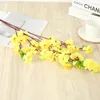 Decorative Flowers Simulation Flower Peach Blossom Branch Plum Wedding Home Decoration Fake Silk Wholesale