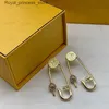 Wedding Jewelry Sets Luxury Diamond Ball Designer Gold Chain Necklaces Womens Studs Fashion Earrings Creative Clip Shape Men F Bangle With Box New Q240316