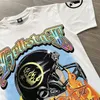 футболка НОВАЯ рубашка адской звезды Дизайнерская футболка с рисунком Футболка Hellstar с надписью с коротким рукавом CrewNeck Rappe мужские короткие Black Rapper Washed Heavy Craft Унисекс с коротким рукавом