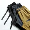 Homem calças casuais joggers esportes trouse bottoms bordado budge poacket cordão ajustar outwears capris faixa calça asiática M-3XL