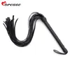 Morease 75 cm Whip Slave Bondage Leather Flirt Flogger Spanking Sexig Erotic Sex Toy Vuxen Game Fetisch BDSM Tool Product for Women Y9717712