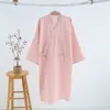 Vêtements de nuit pour femmes, Kimono japonais pour Couple, peignoirs pour hommes, vêtements de maison en coton, pyjama ample imprimé, vêtements de nuit