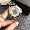 TO Free shipping Luxury US 2024 Women's Watches 2023 Rainbow Bear Ladies wrist watches little bear style stainless steel bracelet sivler rose gold color 6326 230524