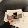 Pas cher en gros liquidation limitée 50% de réduction sac à main femme haut imprimé petit sac carré polyvalent biais chevauchant unique sac à main à une épaule