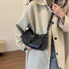 Çantalar Sier Deri Akşam Pu Crossbody Kadınlar İçin Tasarımcı Kore Moda Koltuklu Omuz Çantası Kadın 74