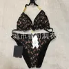 Damesbadmode Designer Chain Veelkleurige bikini Vastbinden Badmode Strandstijl Zusters Modemerk Grote bikini ZKX3