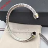 Fin 925 Sterling Silver Noble Nice Solid Luxury Armband For Women Men Designers Armband Charms Party Gift Wedding Fashion Luxurys smycken Hot Model