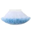 Klänningar släpp frakt baby flickor tutu kjol fluffiga barn balett barn pettiskirt baby flicka kjolar prinsessa tyll party dance kjolar