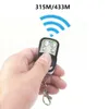 Smart Home Control 1/2st 315MHz 433MHz Självkopia Remote Metal Electric Garage Key Trådlös RF -sändare 4 Knappar Duplicator