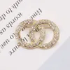 Designer Brooch Brand C-Letter Pins Brooches 20 StyleWomen Luxury Elegant Wedding Party Jewerlry Accessories Gifts
